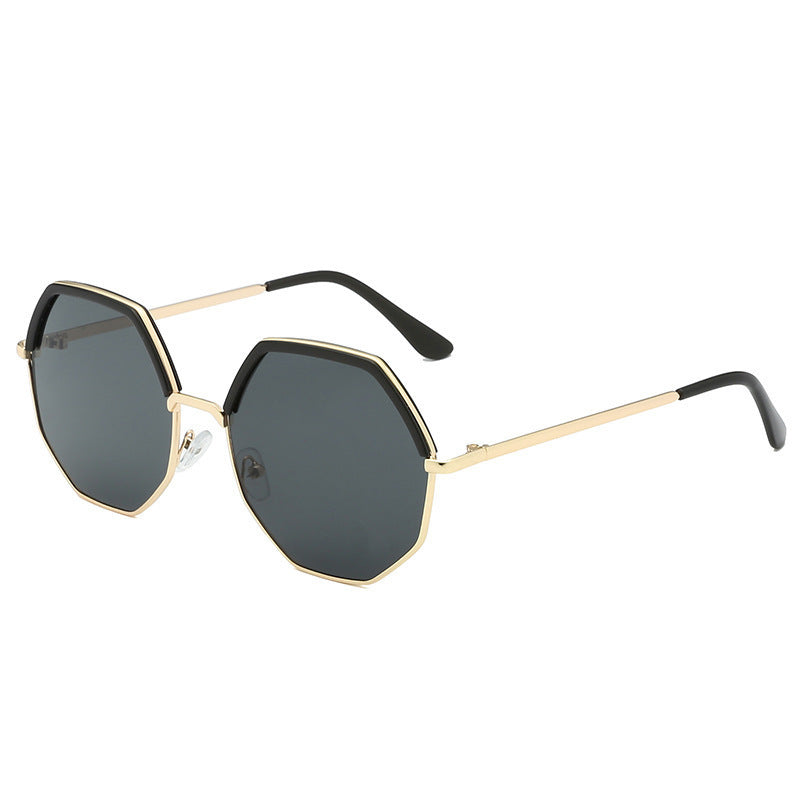 Wholesale PC Metal Half Frame Polarized Sunglasses